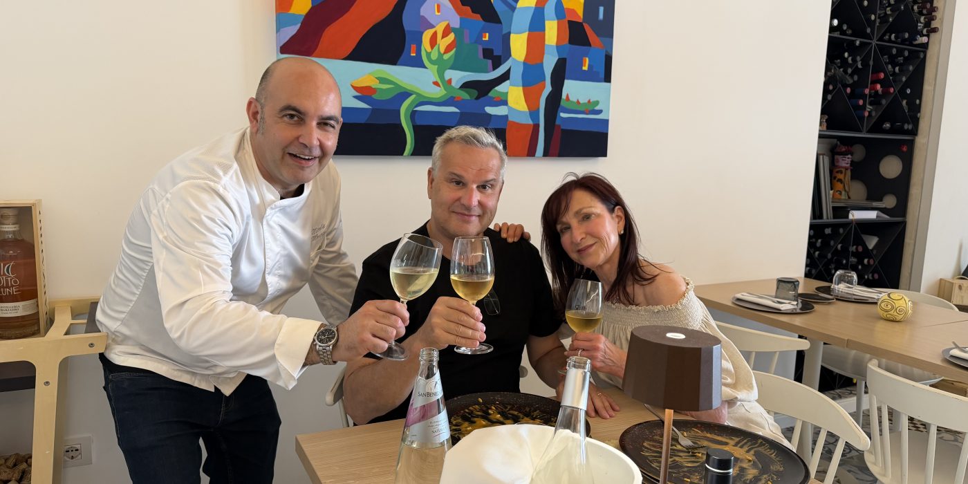 Osteria San Francesco Matera, Italy. Chef Owned serving love