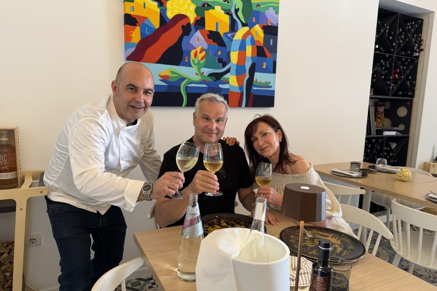 Osteria San Francesco Matera, Italy. Chef Owned serving love